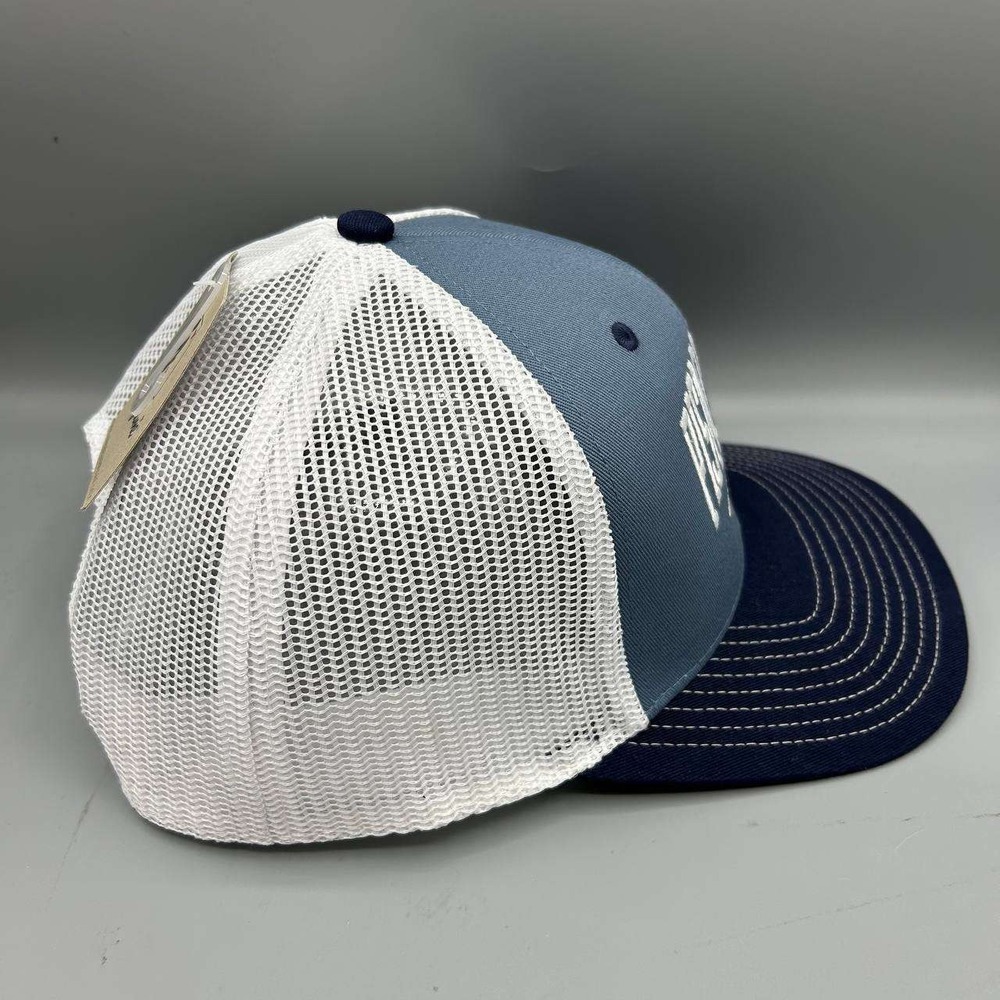 Pismo Beach California Trucker Hat Men Blue White The Game Snap Back Cap New - Picture 4 of 9